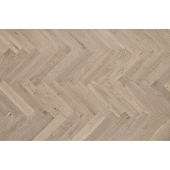 Park City Herringbone - Snowcap